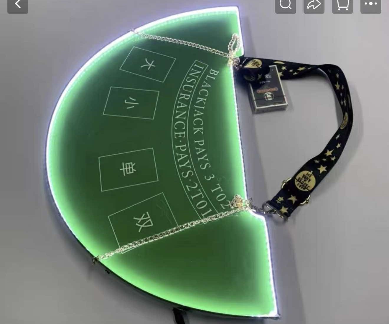 发光互动游戏牌桌